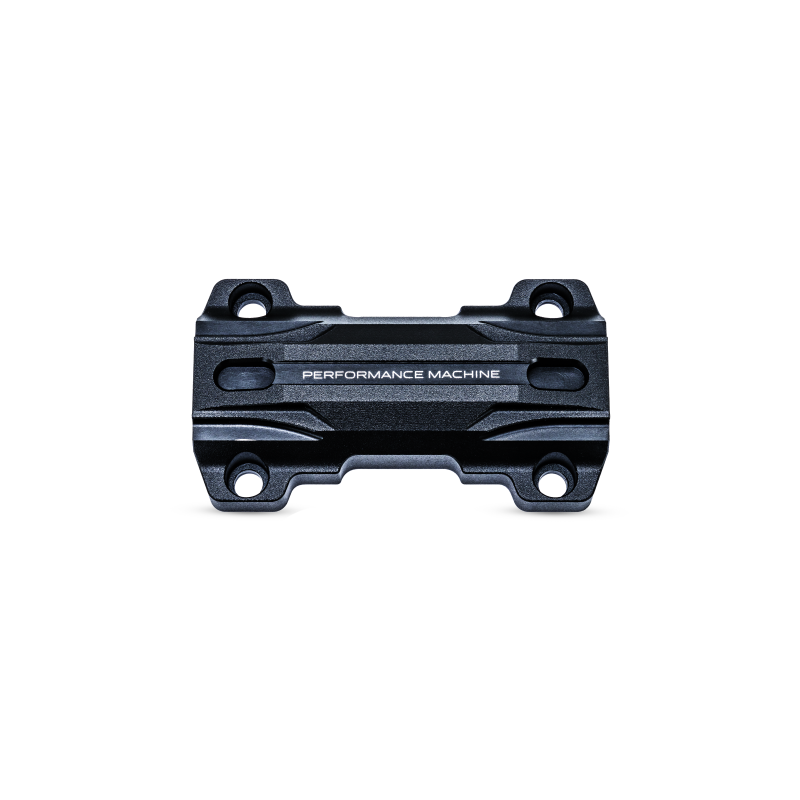 Performance Machine Phatbar & Riser Gauge Relocation Adapter - Black Ops 0208-2196-SMB 0208-2196-SMB User 1
