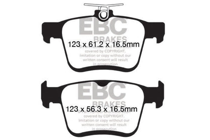 EBC Disc Brake Pad Set UD1761 Photo - Primary