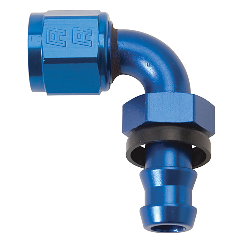 Russell -8 AN 90° Twist-Lok Hose End - Blue 624170 Photo - Primary