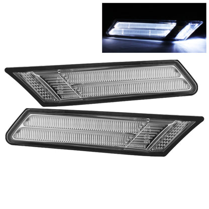 SPYDER Xtune Porsche 911 997 05-07 Clear LED Bumper Lights Chrome SML-ON-P99705-CLED-C 5075338 5075338 Photo - Primary