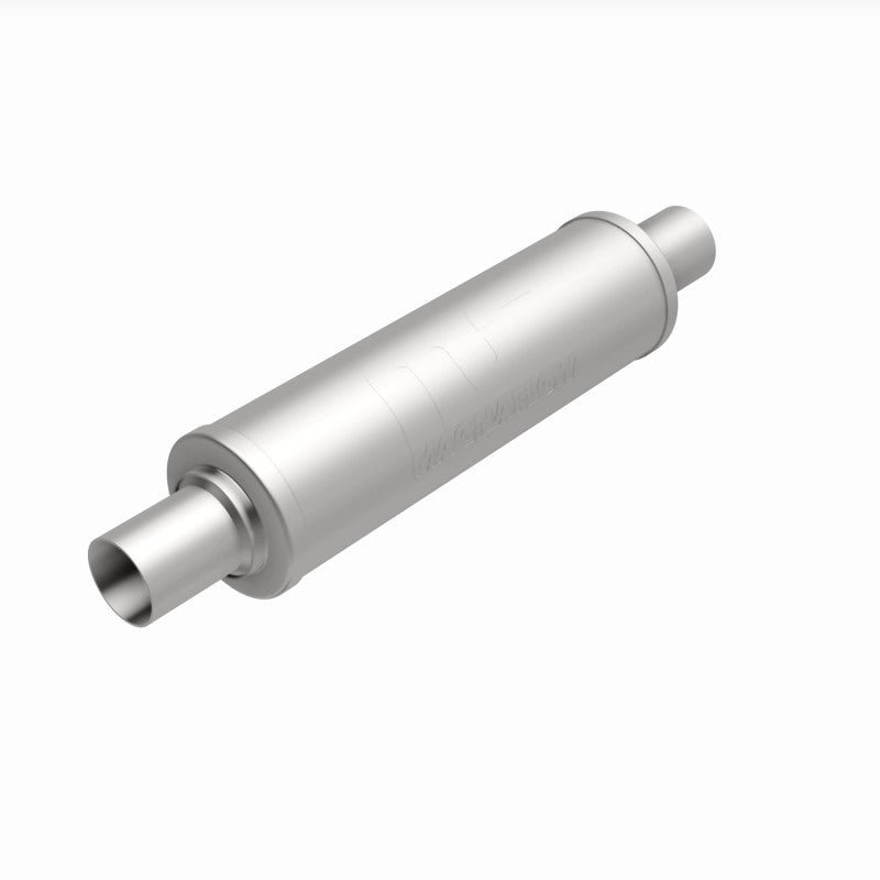 MagnaFlow 4" Round Center/Center Straight Through Performance Muffler 10414 360 Degree Image Set