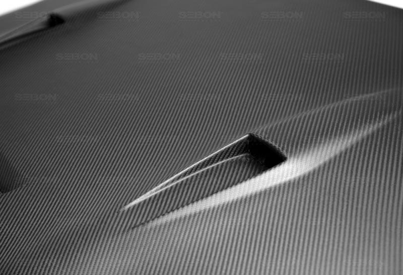 Seibon 09-12 Nissan GTR R35 Carbon Fiber Hood HD0910NSGTR-GTII/HD0910NSGTR-GTII-DRY HD0910NSGTR-GTII-DRY Photo - Primary