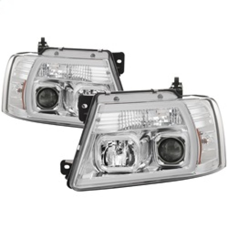 Spyder 04-08 Ford F-150 Light Bar Projector Headlights - Chrome (PRO-YD-FF15004V2-LB-C) 5084637 5084637 Photo - Primary