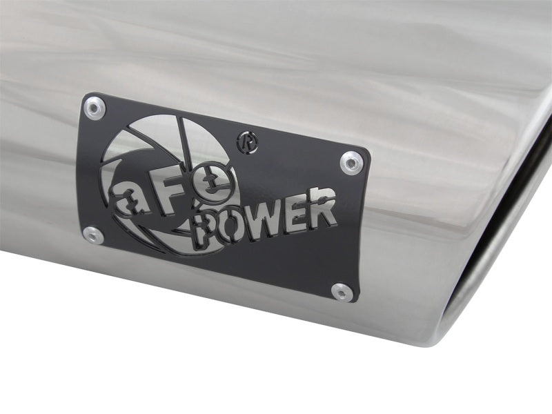 aFe MACH Force-Xp 3in 304 Stainless Steel Exhaust Tip Polished - 3in In x 49T30401-P09 Photo - Unmounted