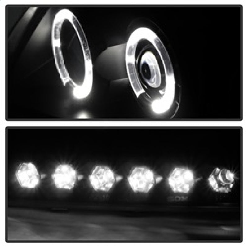 Spyder Ford F150 97-03 Projector - LED Halo Amber Reflctr LED Blk Smke PRO-YD-FF15097-1P-AM-BSM 5078445 5078445 Photo - Unmounted