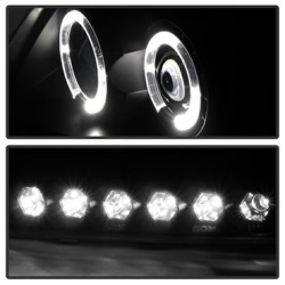 Spyder Ford F150 97-03 Projector - LED Halo Amber Reflctr LED Blk Smke PRO-YD-FF15097-1P-AM-BSM 5078445 5078445 Photo - Unmounted