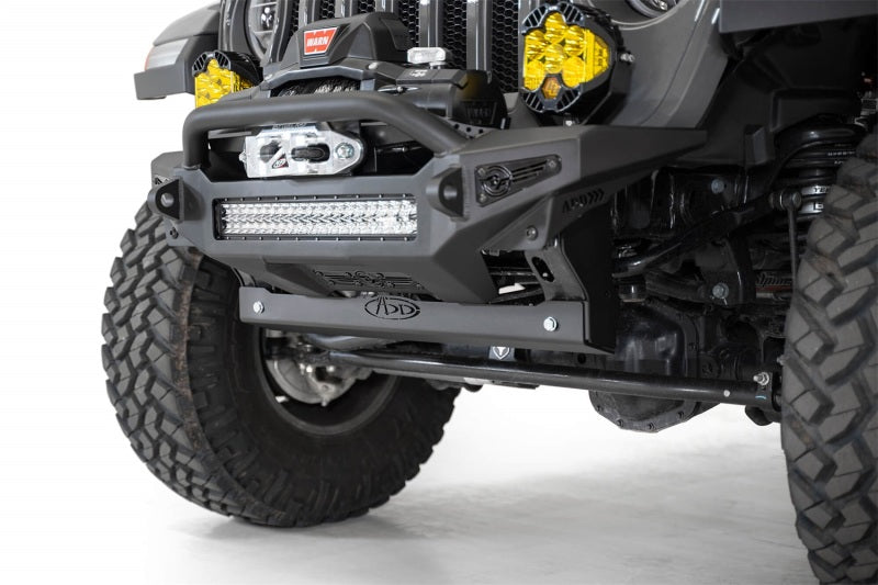 Addictive Desert Designs 18-20 Jeep JL/JT Sway Bar Skid Plate AC96100801NA AC96100801NA Photo - Mounted