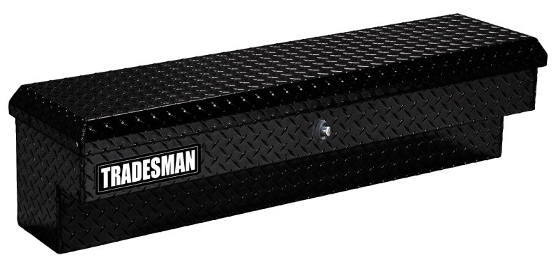 Tradesman Aluminum Side Bin Truck Tool Box w/Push Button (70in.) - Black 79772PB