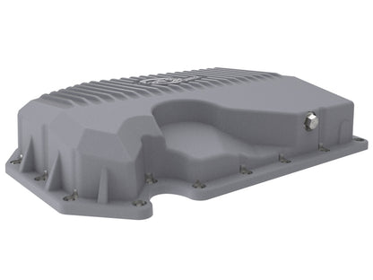 aFe 05-19 VW 1.8L/2.0L w/o Oil Sensor Engine Oil Pan Raw POWER Street Series w/ Machined Fins 46-71240A 46-71240A Photo - Unmounted