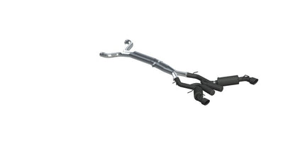 MBRP 16-19 Chevrolet Camaro SS 6 Speed 3in Dual Cat Back w/ 4.5in OD Tips - Black (Non NPP Models) S7035BLK S7035BLK Photo - Primary