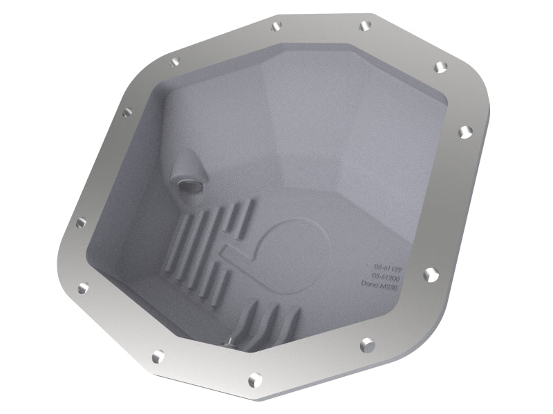 aFe 21-22 RAM 1500 TRX HEMI V8 6.2L(sc) Street Series Rear Differential Cover Raw w/ Machined Fins 46-71280A 46-71280A Photo - Unmounted