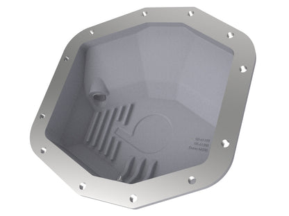 aFe 21-22 RAM 1500 TRX HEMI V8 6.2L(sc) Street Series Rear Differential Cover Raw w/ Machined Fins 46-71280A 46-71280A Photo - Unmounted