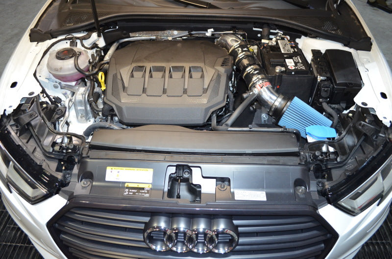 Injen 17-20 Audi A3 L4 2.0T (FWD & MAF Vehicles Only) Wrinkle Black SP Short Ram Intake SP3089WB SP3089WB Photo - Mounted