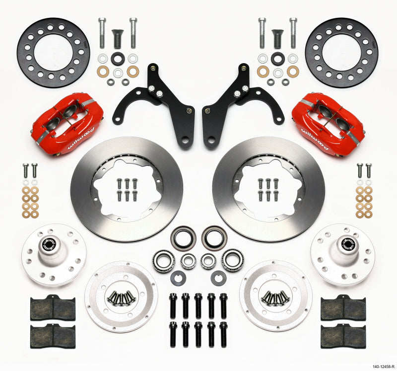Wilwood Forged Dynalite Front Kit 11.00in Red 59-64 Chevy Impala / 63-64 Corvette 140-12458-R 140-12458-R Photo - Primary