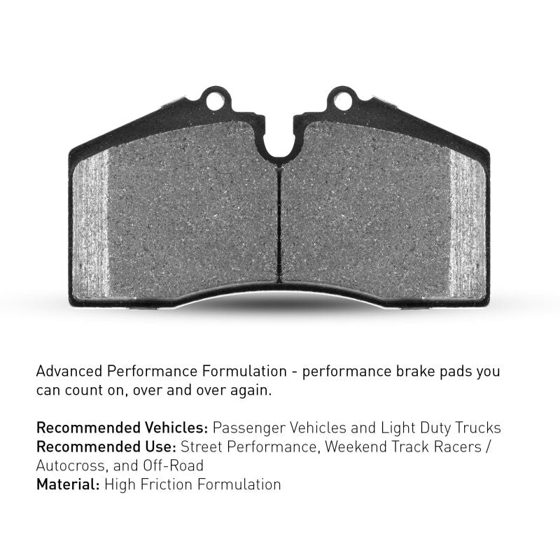 R1 Concepts RNC Performance Sport Brake Pads Brakes, Rotors & Pads Brake Pads - Performance main image