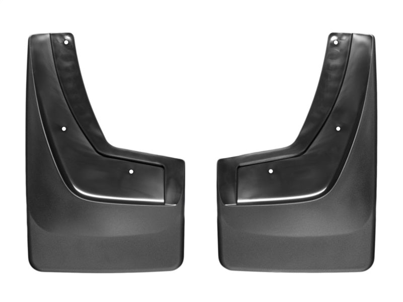 WeatherTech 14+ GMC Sierra/Sierra Denali No Drill Mudflaps - Black 110036 Photo - Primary