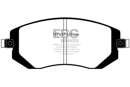 EBC Disc Brake Pad Set DP21661 Photo - Primary