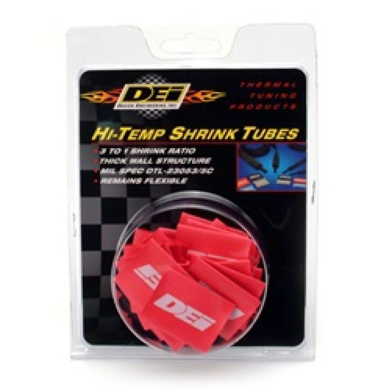 DEI Hi-Temp Shrink Tube 12mm x 1.5in - Red 10821 10821 Photo - in package
