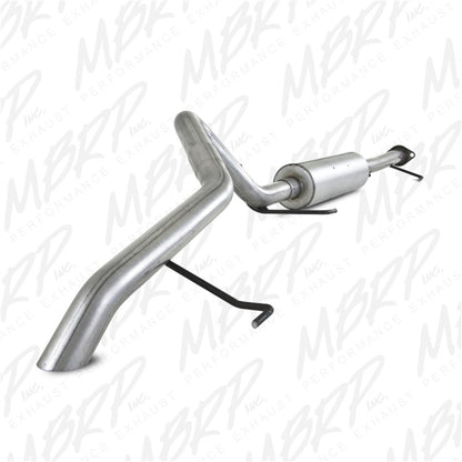 MBRP 2007-2009 Toyota FJ 4.0L V6 Cat Back Single Rear Exit Off-Road S5310AL Photo - Primary
