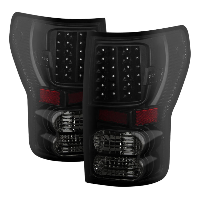 SPYDER Xtune Toyota Tundra 07-13 LED Tail Lights Black Smoke ALT-JH-TTU07-LED-BKSM 9026546 9026546 Photo - Primary