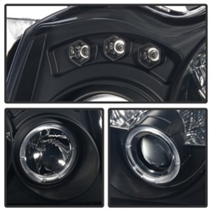 Spyder Jeep Grand Cherokee 05-07 Projector Headlights LED Halo LED Blk Smke PRO-YD-JGC05-HL-BSM 5078551 5078551 Photo - Primary