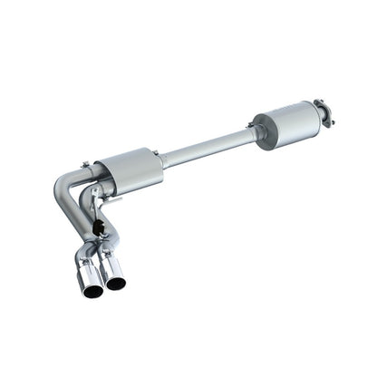MBRP 15+ Ford F150 T409 Pre-Axle 4in OD Tips Dual Outlet 3in Cat Back S5262AL Photo - Primary