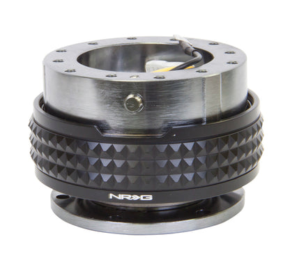 NRG Quick Release Kit - Gunmetal Body / Black Pyramid Ring SRK-210GM/BK Photo - Primary