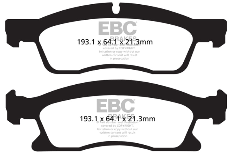 EBC Disc Brake Pad Set DP62136 Photo - Primary
