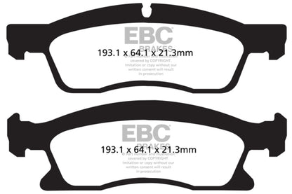 EBC Disc Brake Pad Set DP62136 Photo - Primary