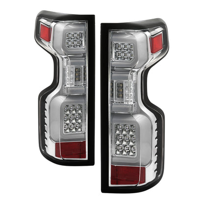 Spyder Chevy Silverado 19-20 LED Tail Light Chrome ALT-YD-CS19HAL-C 5087263 5087263 Photo - Primary