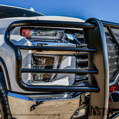 Westin 19-20 Chevrolet Silverado 1500 HDX Winch Mount Grille Guard (Excl. 2019 Silverado LD) 57-93995 57-93995 Photo - Mounted