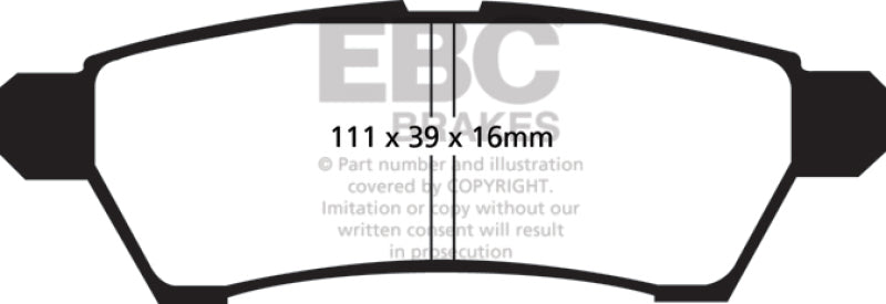 EBC Disc Brake Pad Set UD1100 Photo - Primary