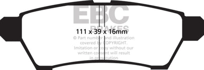 EBC Disc Brake Pad Set UD1100 Photo - Primary