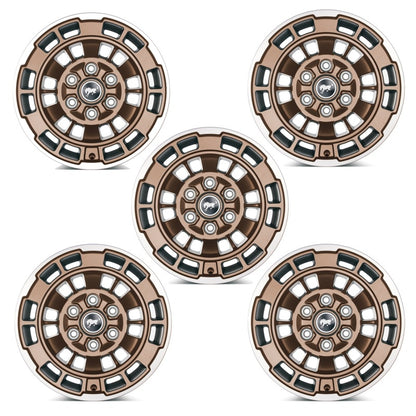 Ford Racing 21-23 Bronco 17x8.5 Wheel Kit - Sinister Bronze M-1007K-P1785BRN M-1007K-P1785BRN Photo - Primary