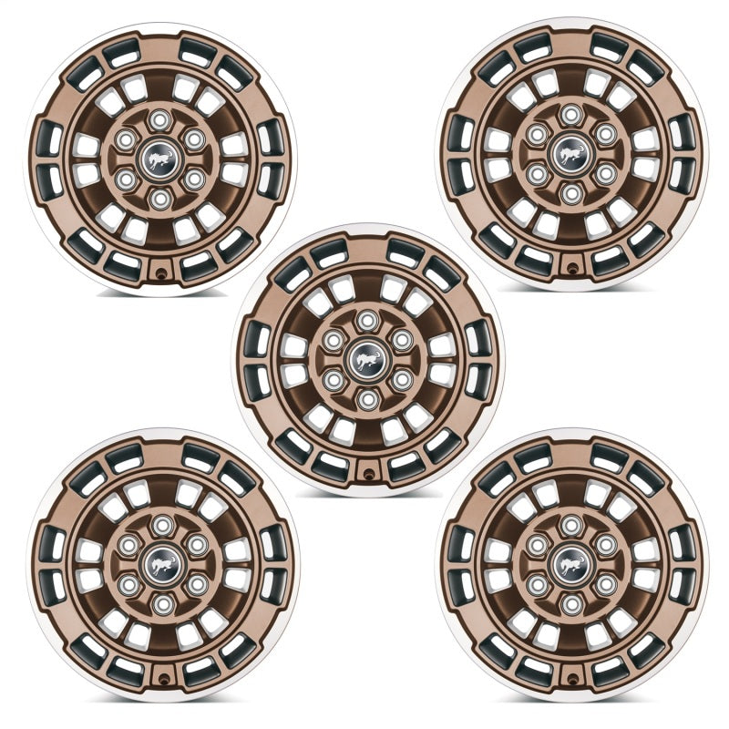 Ford Racing 21-23 Bronco 17x8.5 Wheel Kit - Sinister Bronze M-1007K-P1785BRN M-1007K-P1785BRN Photo - Primary