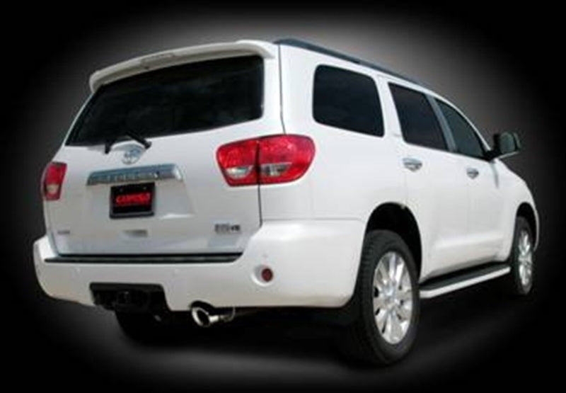 Corsa Performance 08-13 Toyota Sequoia 5.7L V8 Polished Touring Cat-Back Exhaust 14573 Photo - Mounted