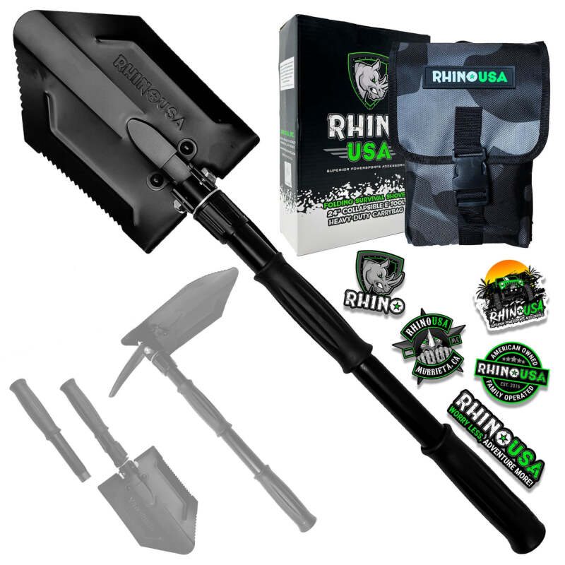 Rhino USA Straight Handle Recovery Shovel W/Pick RNO-ETOOL-3 RNO-ETOOL-3 Photo - Primary