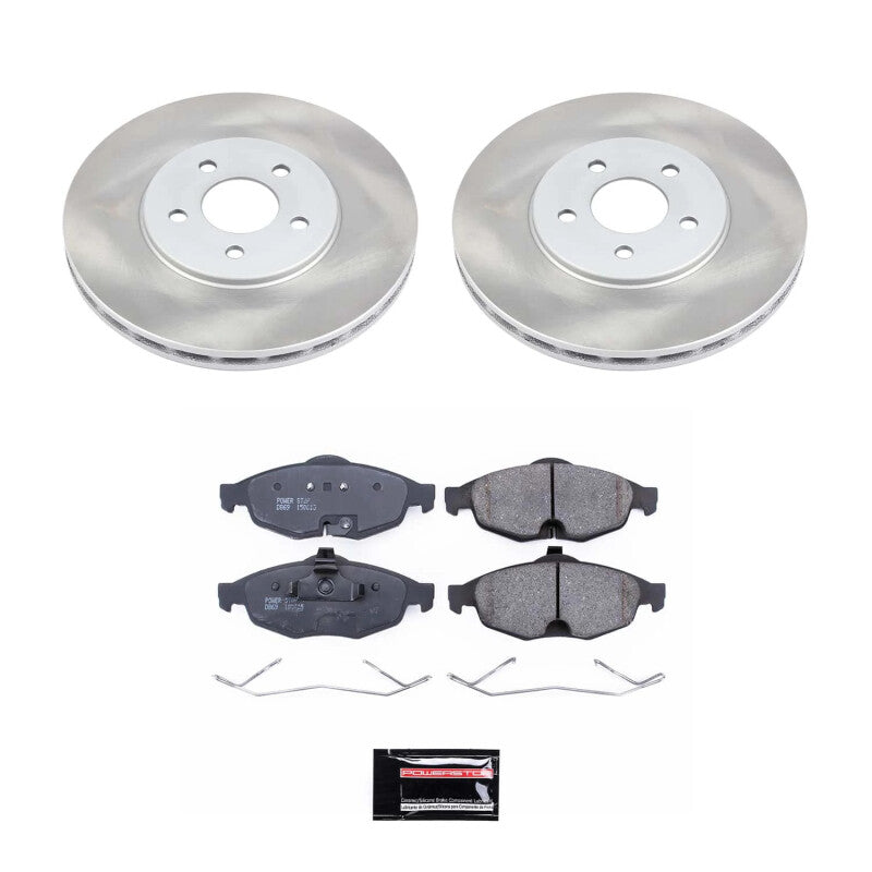 PowerStop Power Stop 01-06 Dodge Stratus Front Semi-Coated Rotor Kit SC1684 SC1684 Photo - Primary