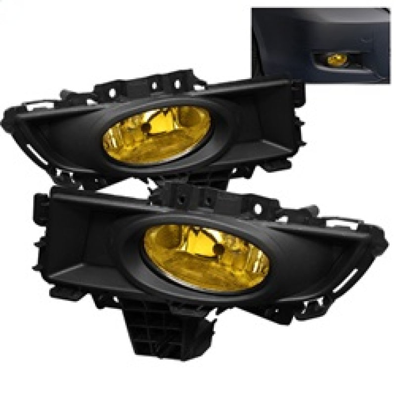 Spyder Mazda 3 07-08 4Dr OEM Fog Lights (Wont Fit Sports/Gt Or Htchbck)w/swch Yellow FL-CL-MAZ307-Y 5020772 5020772 Photo - Primary