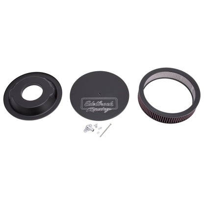 Edelbrock Air Cleaner, Victor Series, Round, Aluminum Top, Cloth Element, 14" Di 41613 Photo - Primary