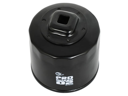aFe Pro GUARD D2 Oil Filter (4 Pack) Nissan Cars 02-17 I4/ Subaru Cars 44-LF017-MB Photo - Unmounted