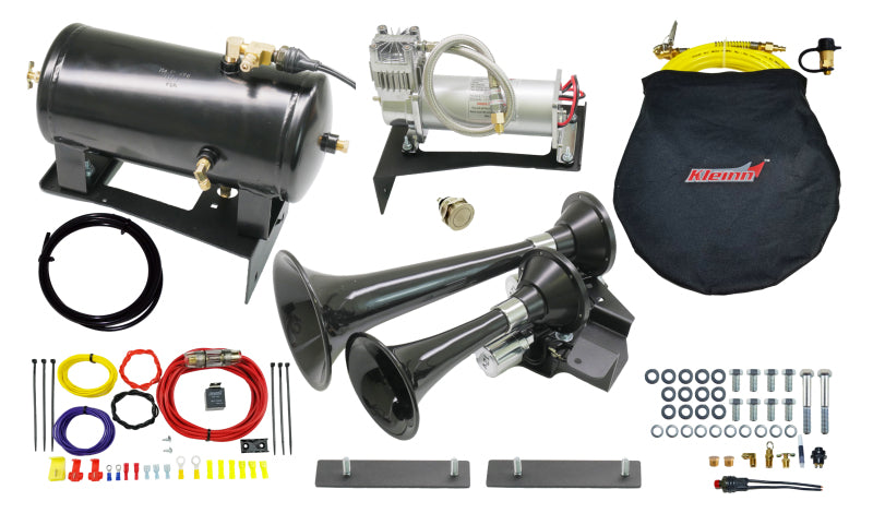 Kleinn Air Horns Kleinn 19-21 Chevrolet Silverado/ Sierra Onboard Air System w/ Model 220 Horns GMTRK-4XTREME GMTRK-4XTREME Photo - Primary