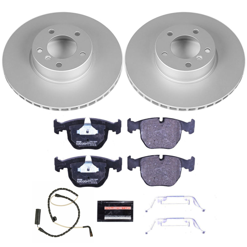 PowerStop Power Stop 01-03 BMW 530i Front Euro-Stop Brake Kit ESK944 ESK944 Photo - Primary