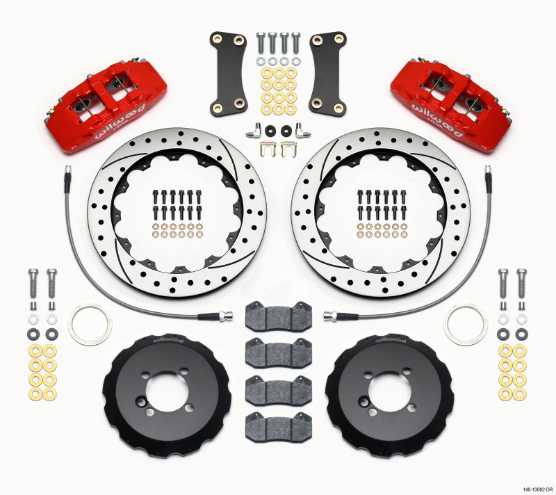 Wilwood DP6 Front Hat Kit,12.88",2002-Up Mini Cooper w/Lines 140-13062-DR Photo - Primary