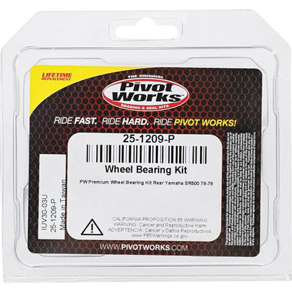 Pivot Works Yamaha Wheel Bearing Kit Premium Bearings 25-1209-P 25-1209-P Photo - Primary