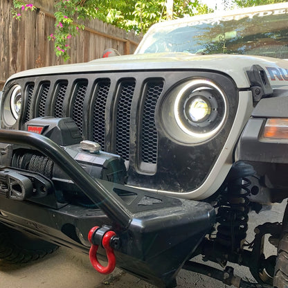 ORACLE Lighting Oracle Oculus Bi-LED Projector Headlights for Jeep JL/Gladiator JT - Matte Black - 5500K 5839-504 5839-504 Photo - lifestyle view