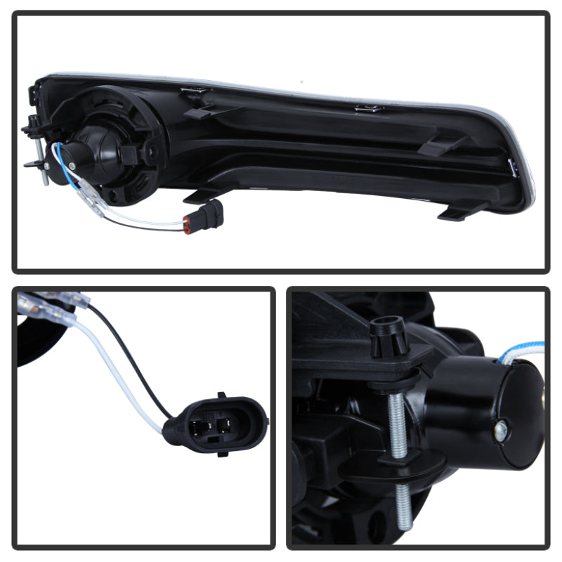 Spyder Chrysler 300 2011-2014 OEM Fog Light W/Universal Switch- Clear FL-C30011-C 5080394 5080394 User 1