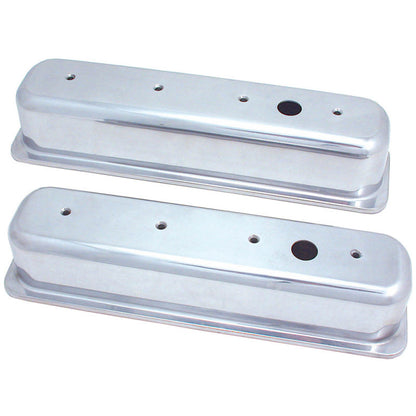 Spectre SB Chevy Center Bolt Tall Valve Cover Set - Polished Aluminum 5017 5017 Photo - Primary