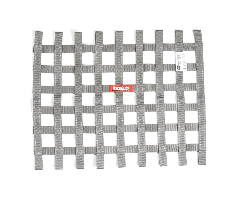 Racequip Ribbon Window Net; SFI Certified; Color: Silver 725065 Photo - Primary