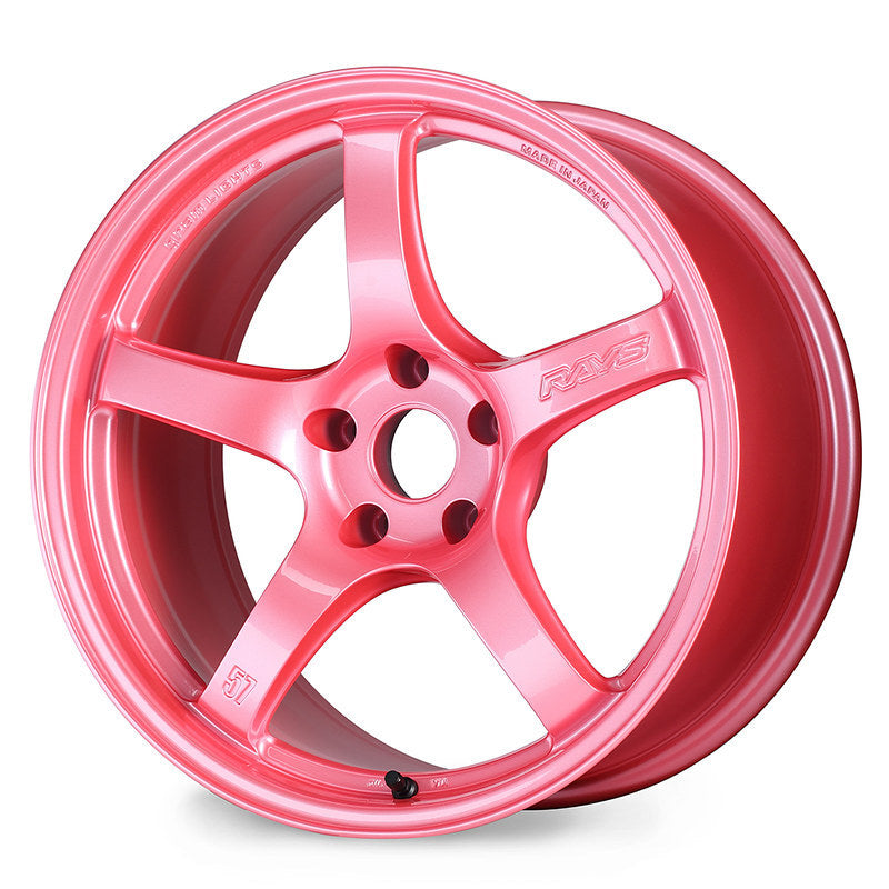 Gram Lights 57CR 18x9.5 +38 5-114.3 Sakura Pink Wheel (Special Order No Cancel) WGCRX38EPP